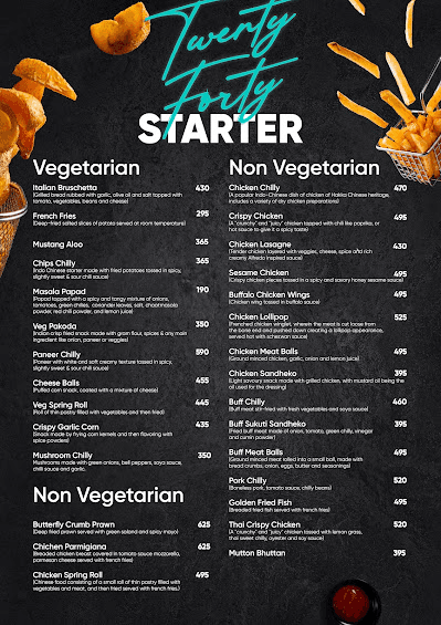 Twenty Forty menu 1