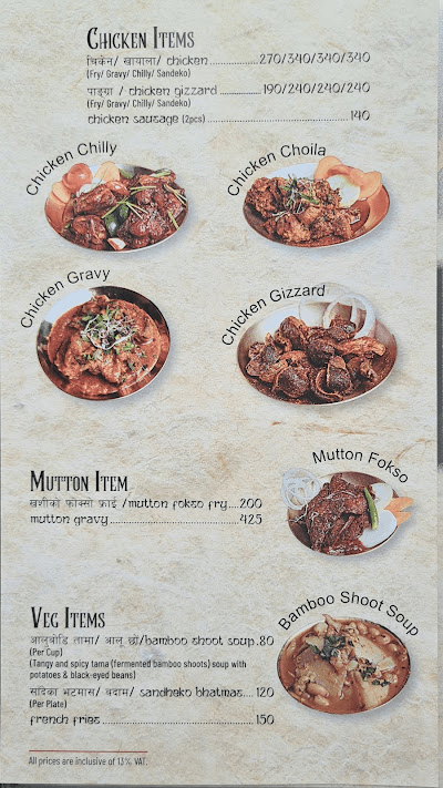 Harisiddhi Newa Suli menu 1