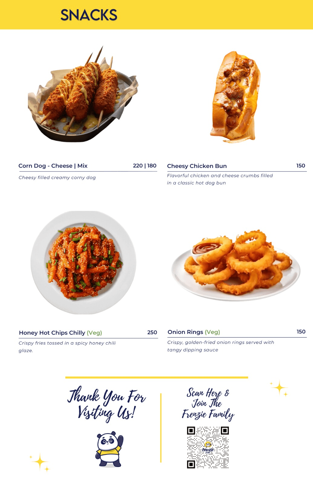 Frenzie Fries menu 4