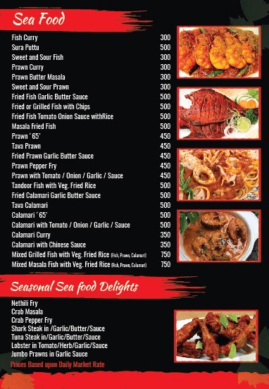 Moon Rock Restaurant menu 2