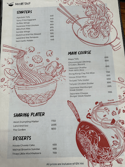 Noodle Shop Ktm menu 1