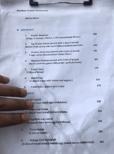 Monkey Temple Restro and Bar_menu_4
