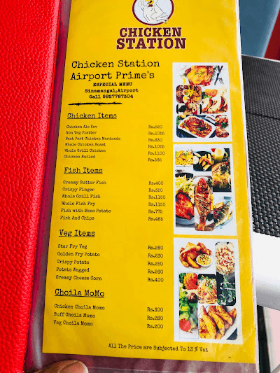 Airport Chicken Station menu 4