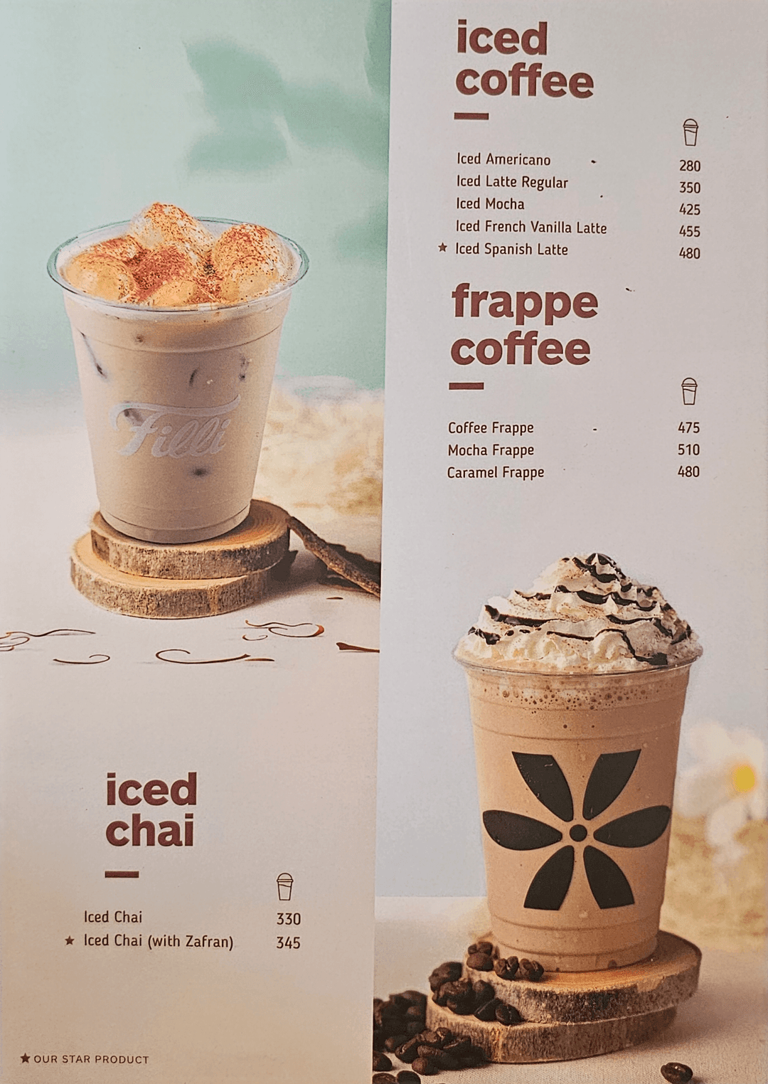 FiLLi Cafe menu 3