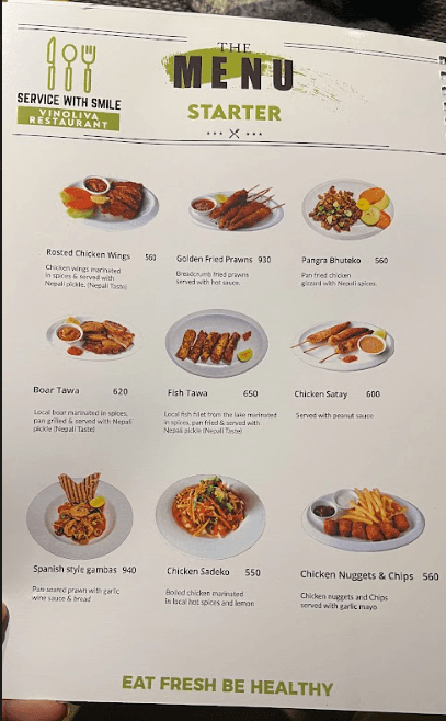 Vinoliva Restaurant & Bar menu 4