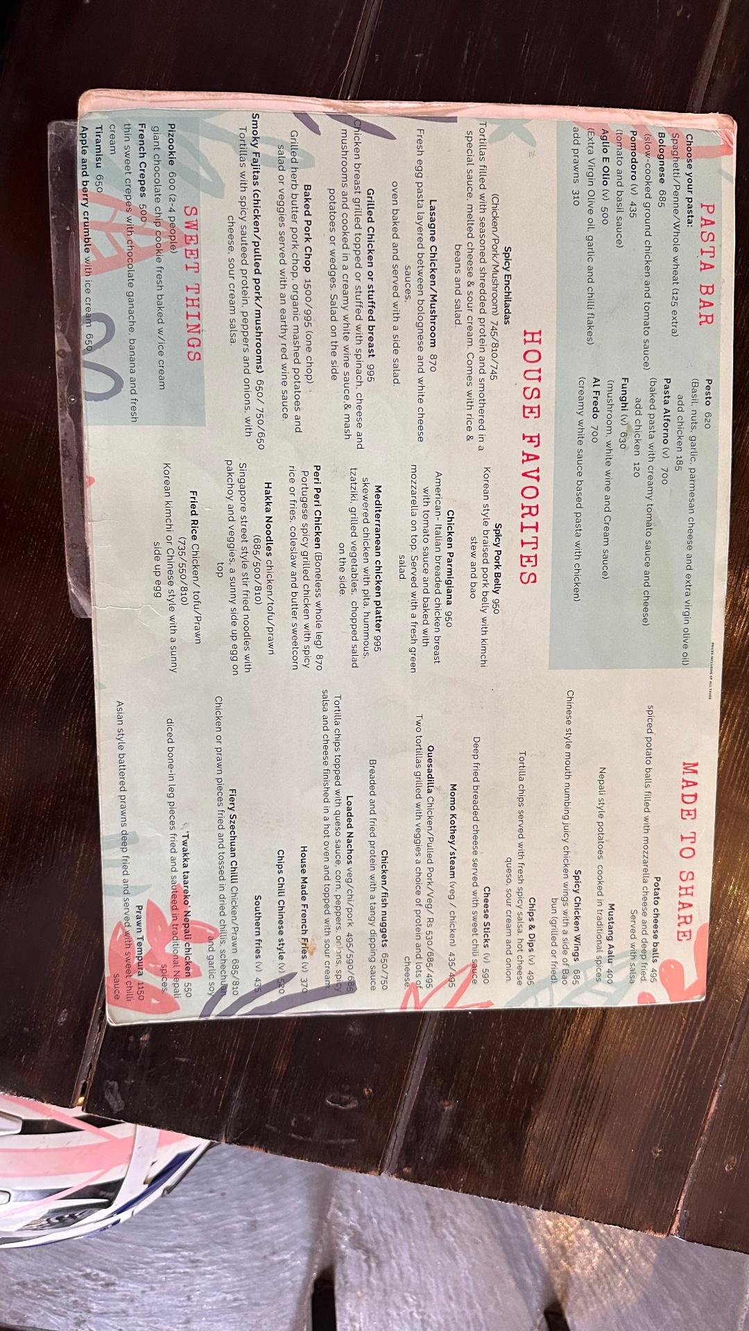 Bodhi Books And Bakes menu 1