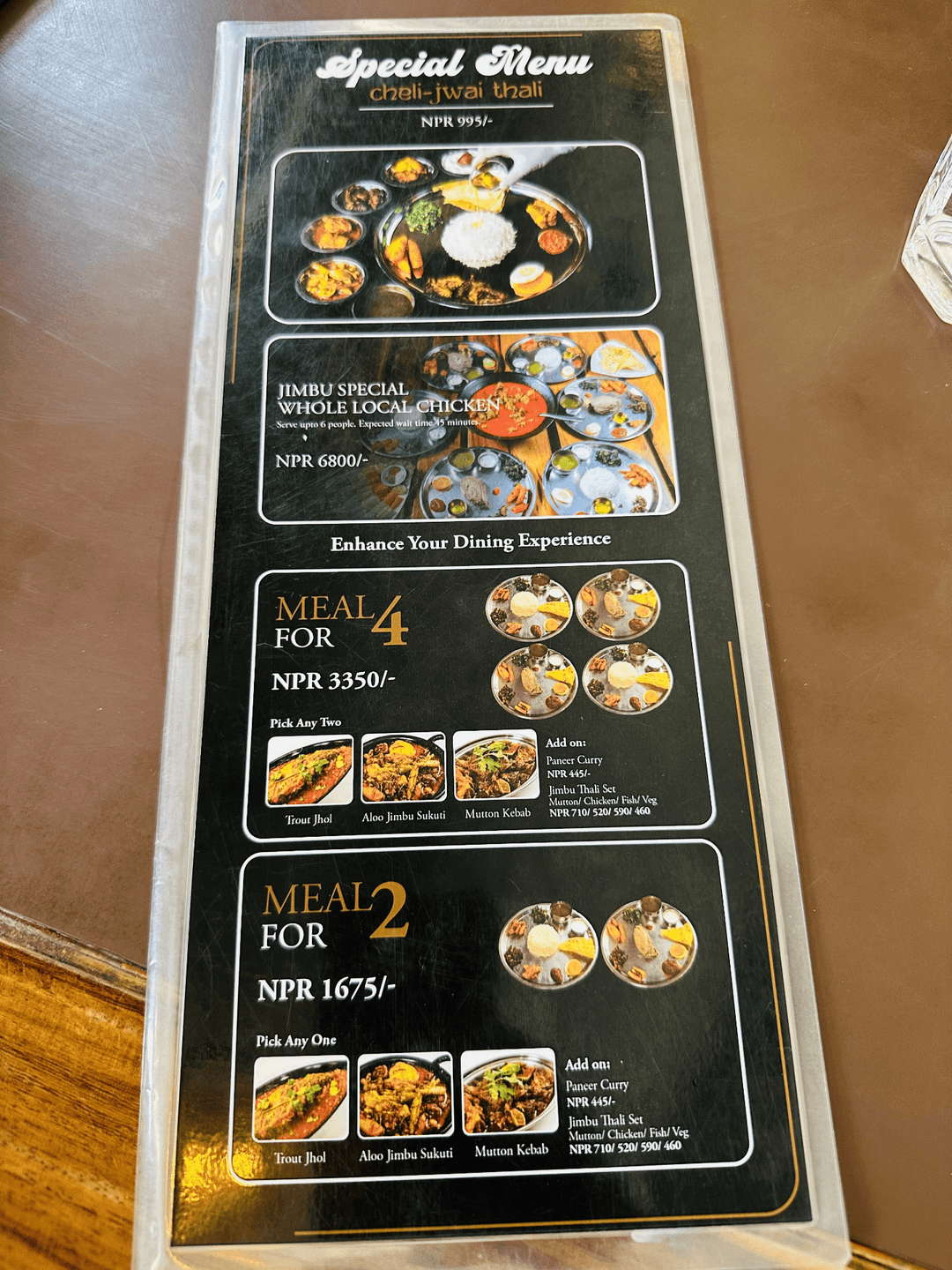 Jimbu Thakali by Capital Grill Jhamsikhel menu 4