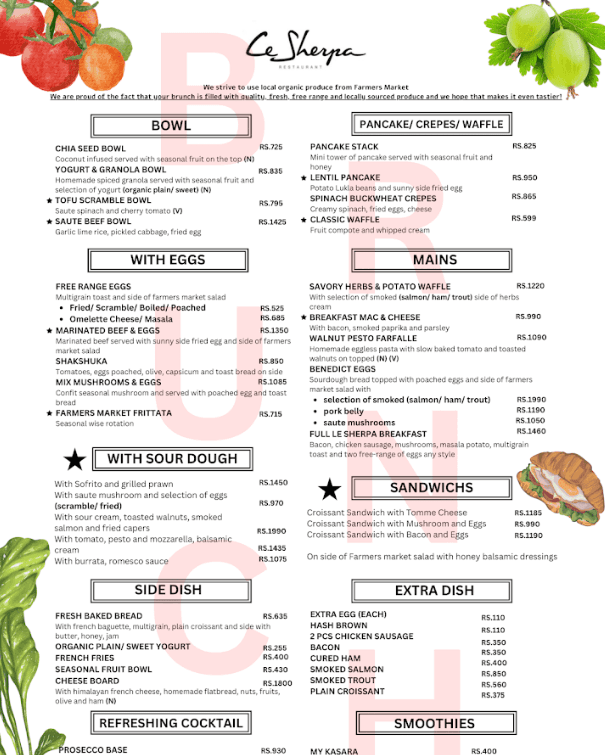Le Sherpa_menu_0
