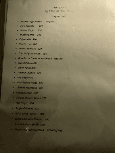 The Yard Restro_menu_0