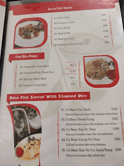 Pho 99 menu 2