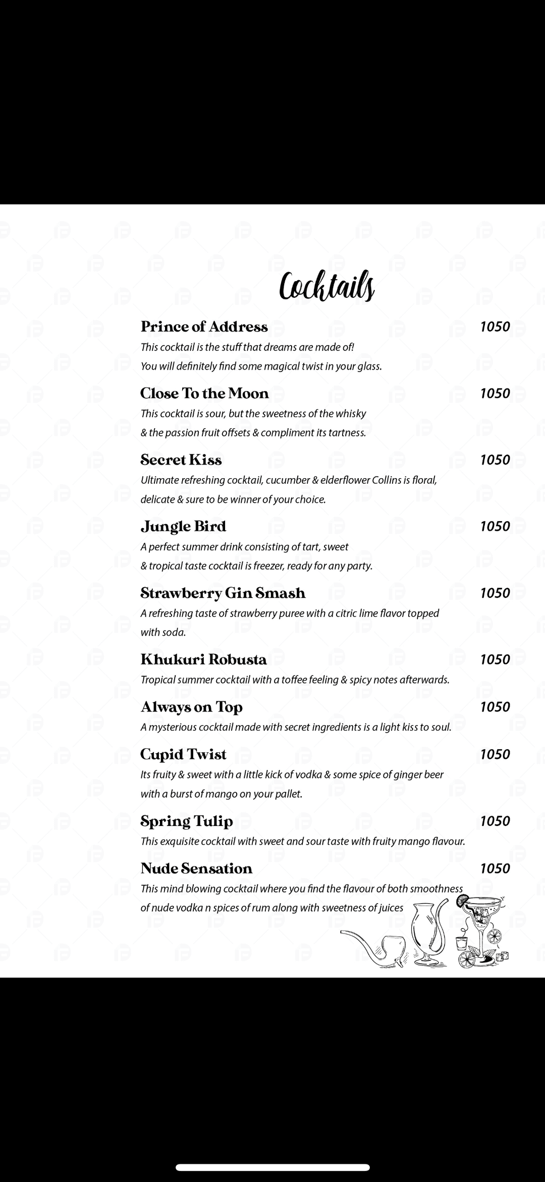 The Address Lounge_menu_5