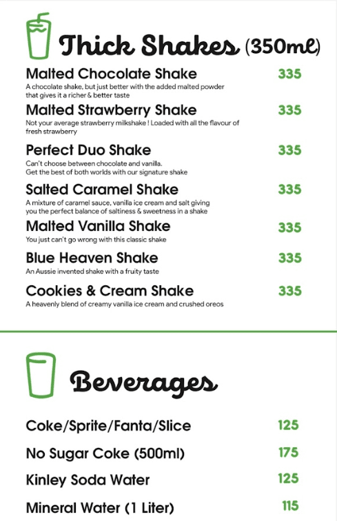 Gourmet Eatery menu 2