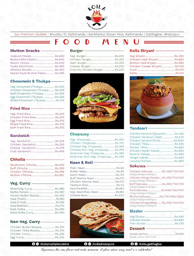 Koila Multi Cuisine Restaurant- Dovan Pool_menu_1