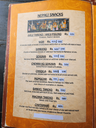 Nepali Chulo Authentic Restaurant menu 1