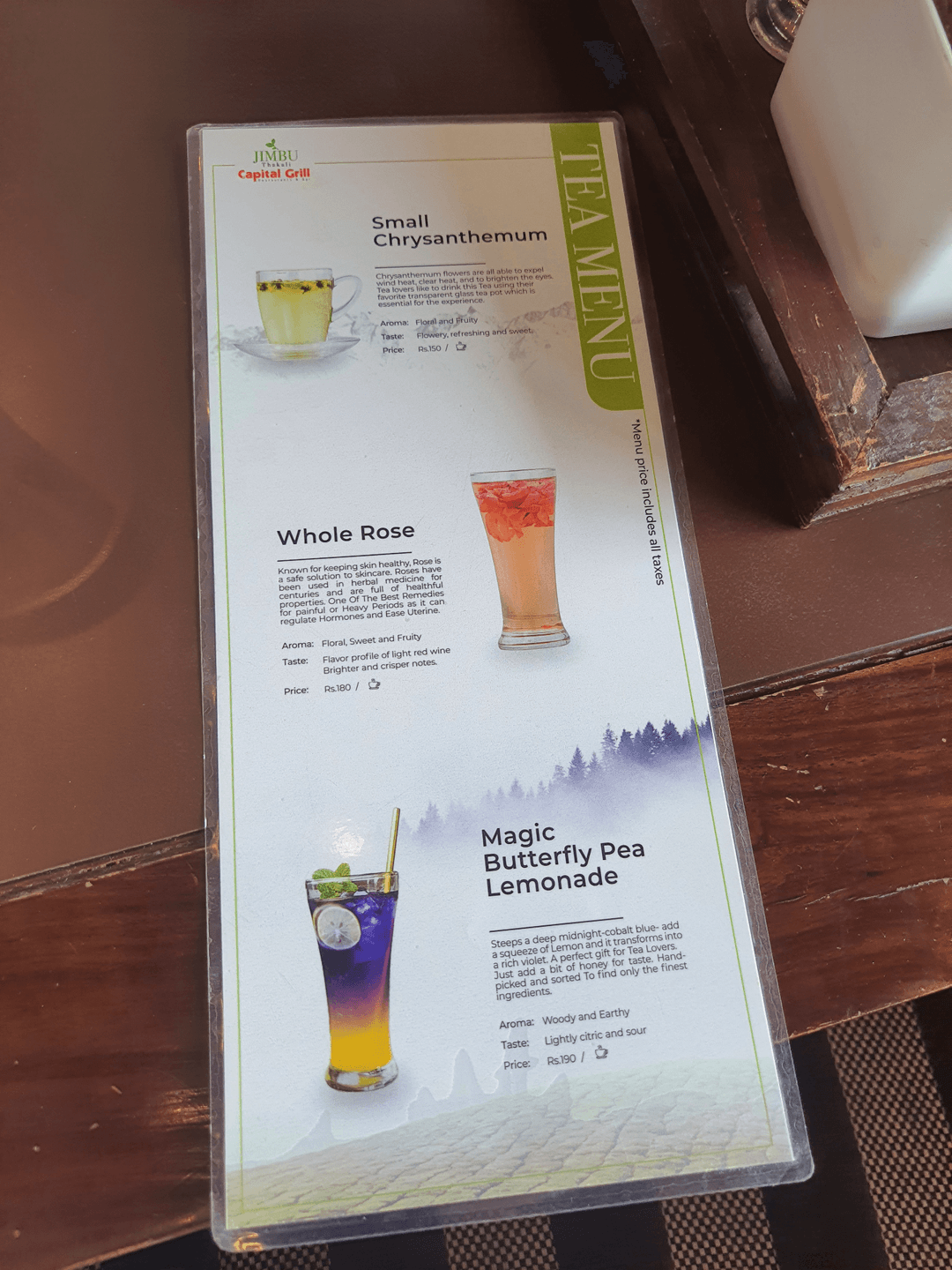 Jimbu Thakali by Capital Grill_menu_7