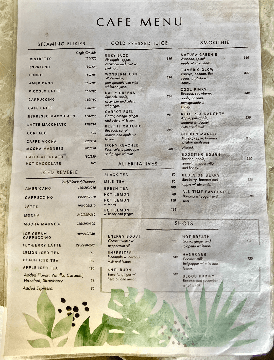 4Stories  menu 1