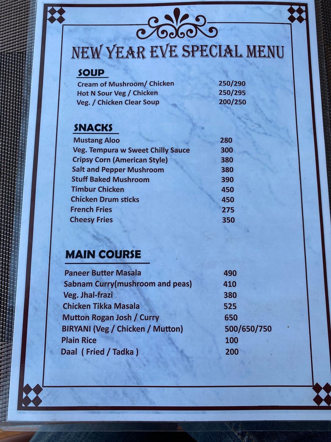 Fort 270 menu 1