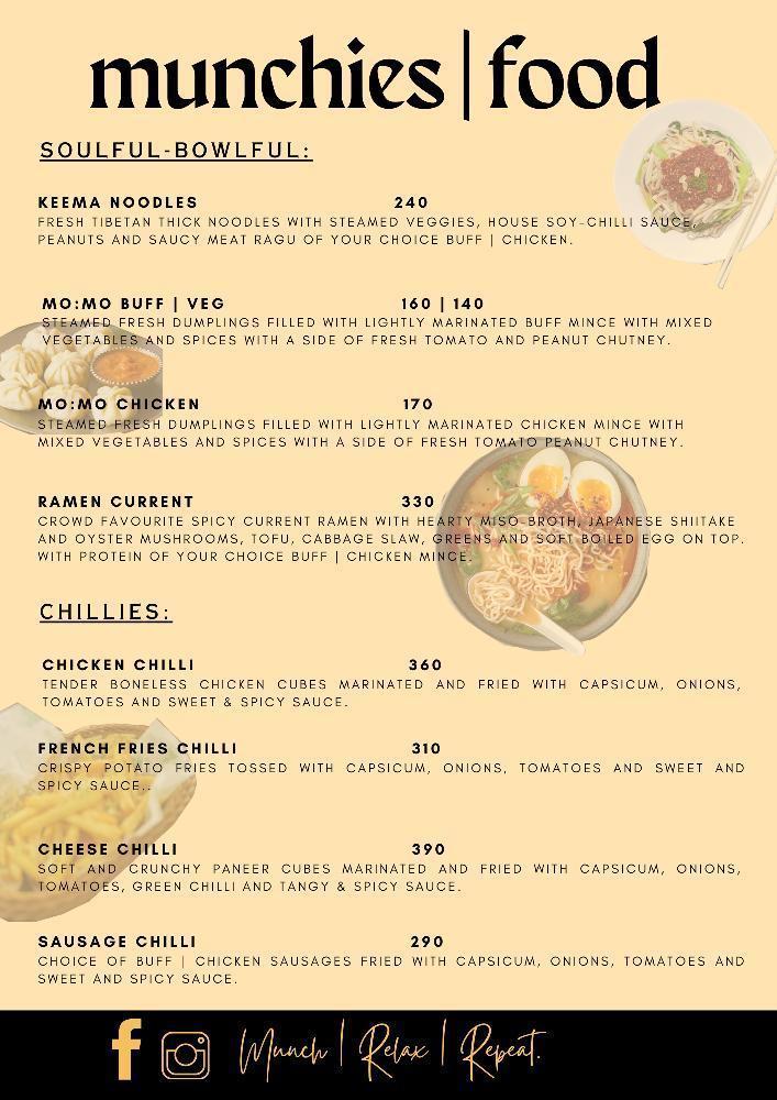 MUNCHIES EATERY AND LOUNGE menu 4